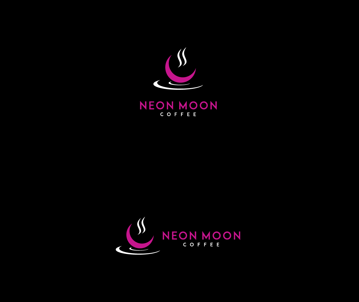Logo Design by bijuak for Neon Moon Coffee | Design #25341401