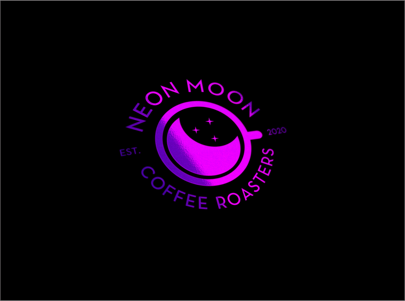 Logo Design by Mimi &amp; Max for Neon Moon Coffee | Design #25342717