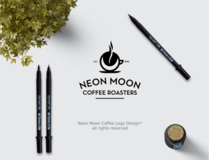 Logo Design by Mimi &amp; Max for Neon Moon Coffee | Design: #25348278