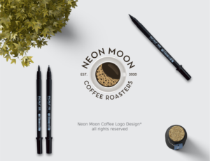 Logo Design by Mimi &amp; Max for Neon Moon Coffee | Design: #25362799
