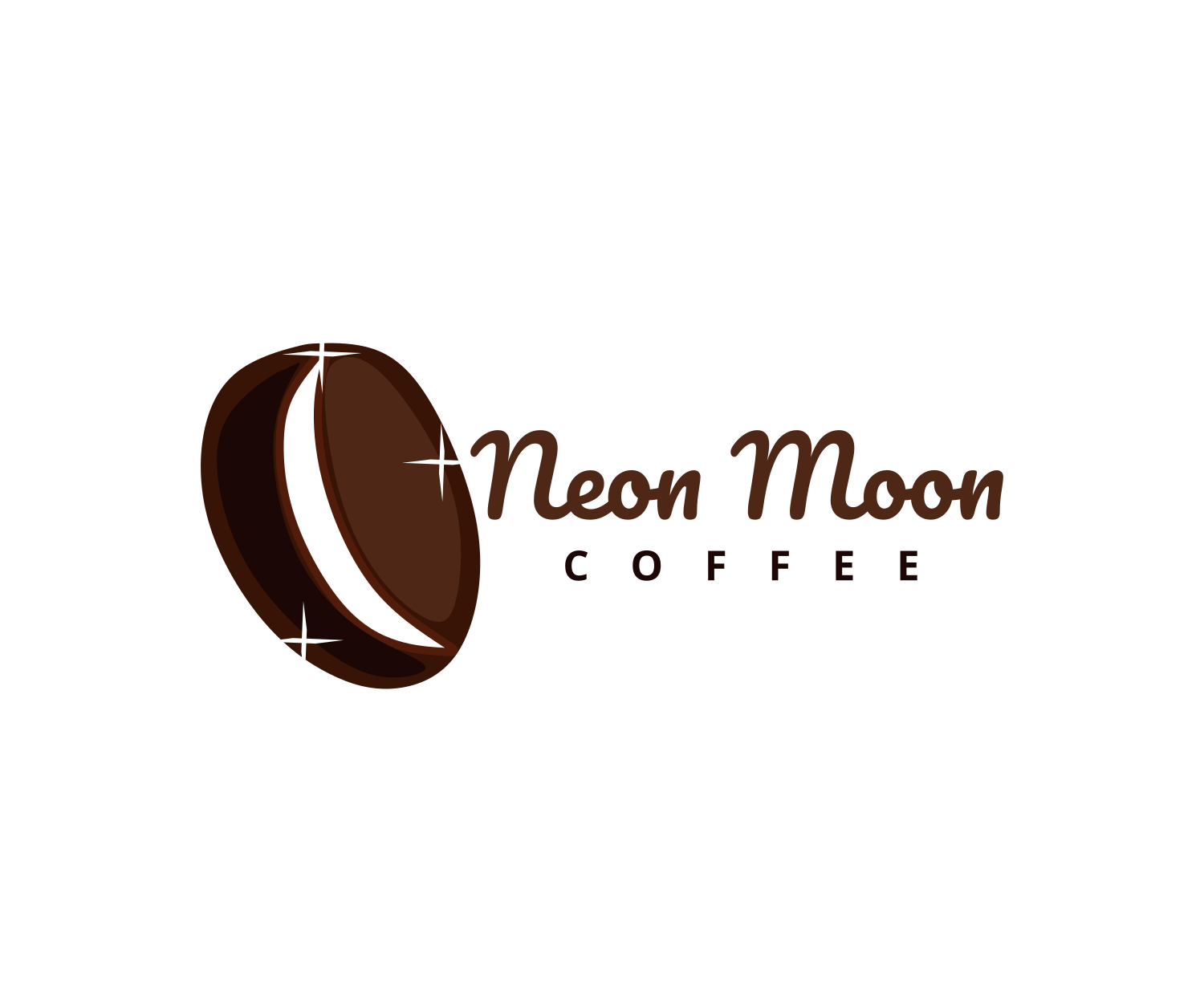 Diseño de Logo por design.bb para Neon Moon Coffee | Diseño #25340126