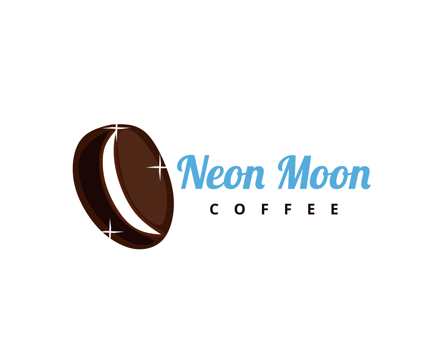 Diseño de Logo por design.bb para Neon Moon Coffee | Diseño #25341346