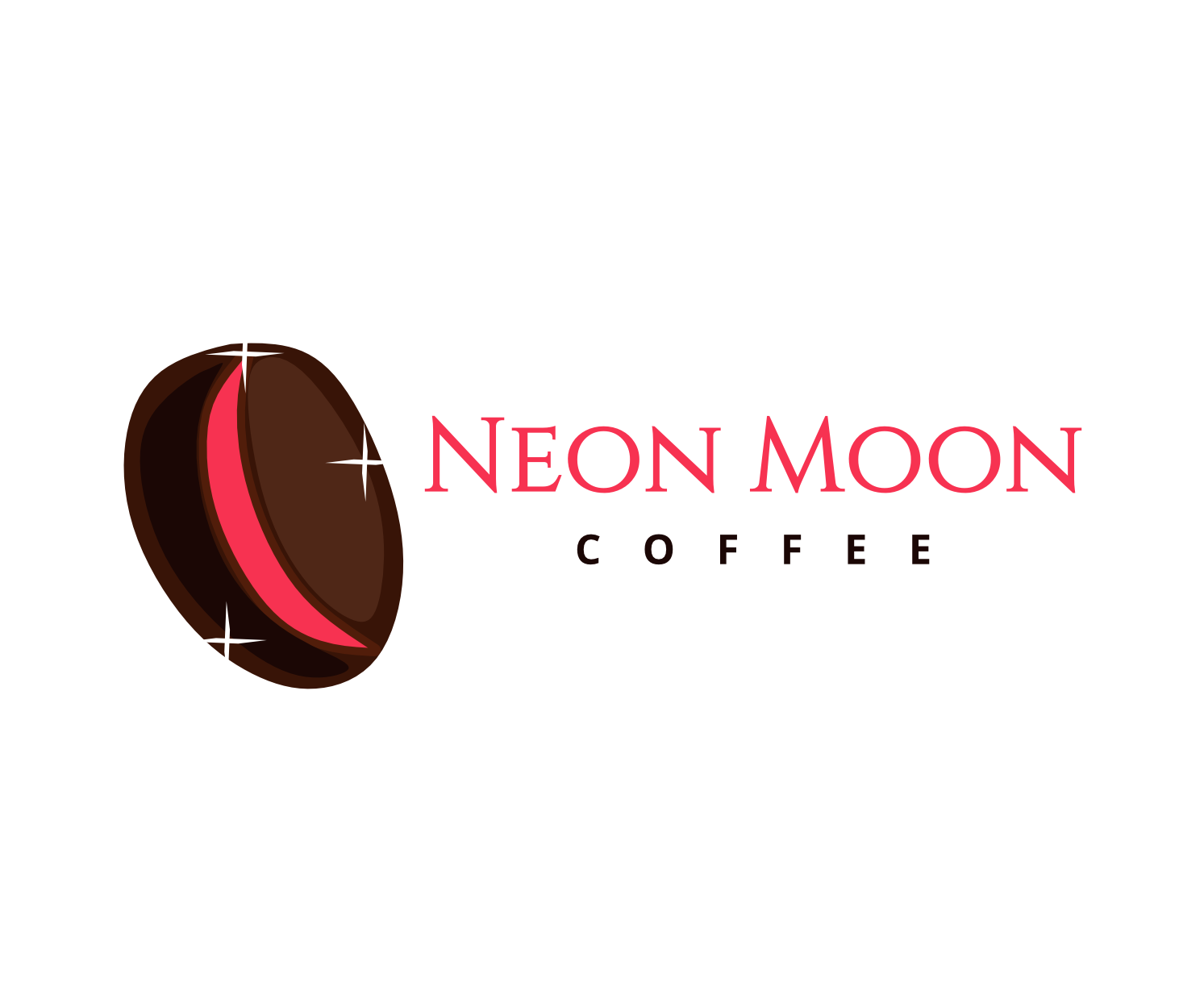 Diseño de Logo por design.bb para Neon Moon Coffee | Diseño #25341362