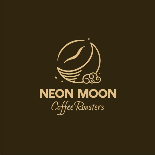 Diseño de Logo por iamrady para Neon Moon Coffee | Diseño #25373648