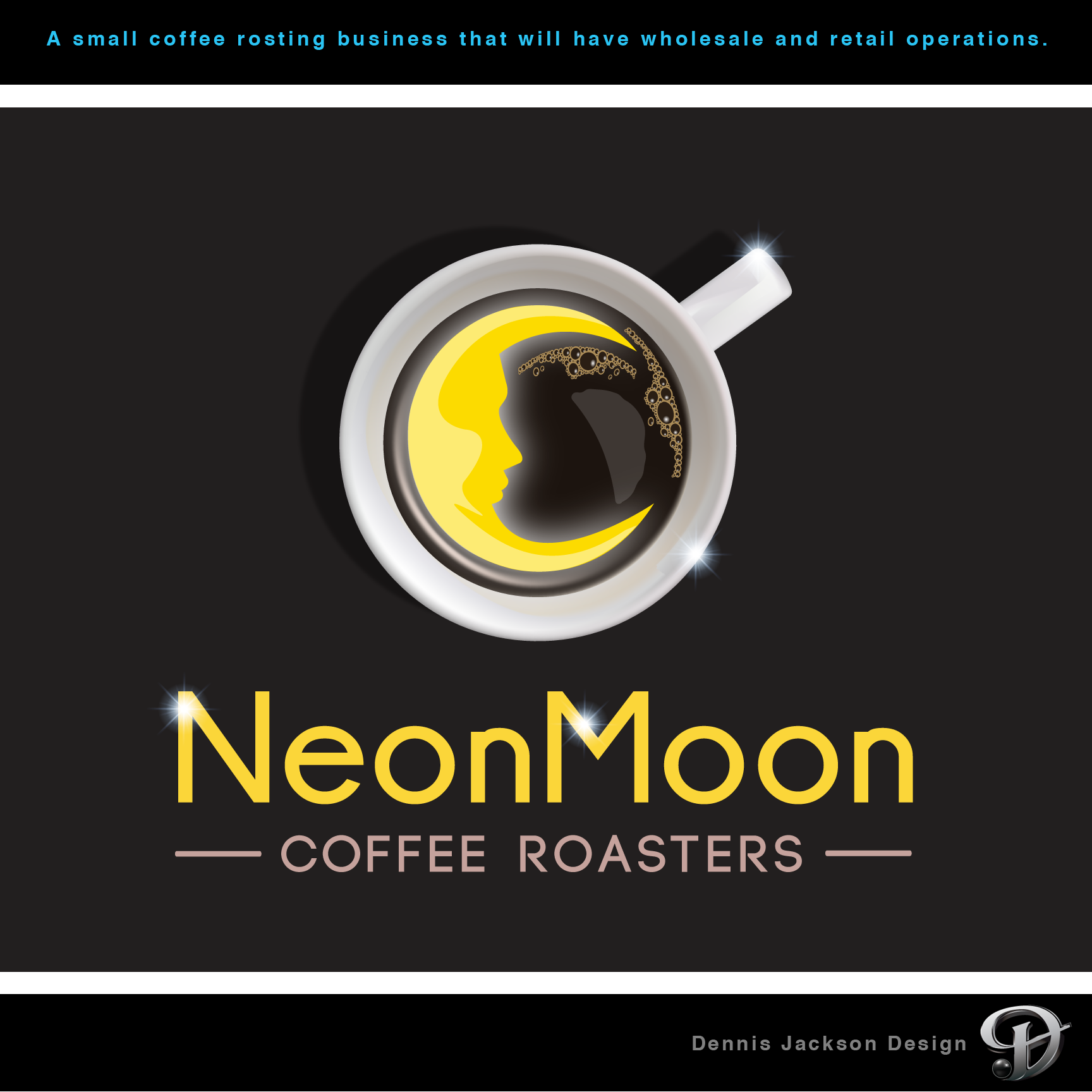 Design de Logo par Dennis Jackson Design pour Neon Moon Coffee | Design #25362009