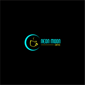Logo Design by alqiano 2 for Neon Moon Coffee | Design: #25358813