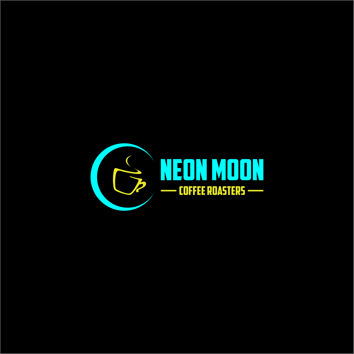 Logo Design by alqiano 2 for Neon Moon Coffee | Design #25369534