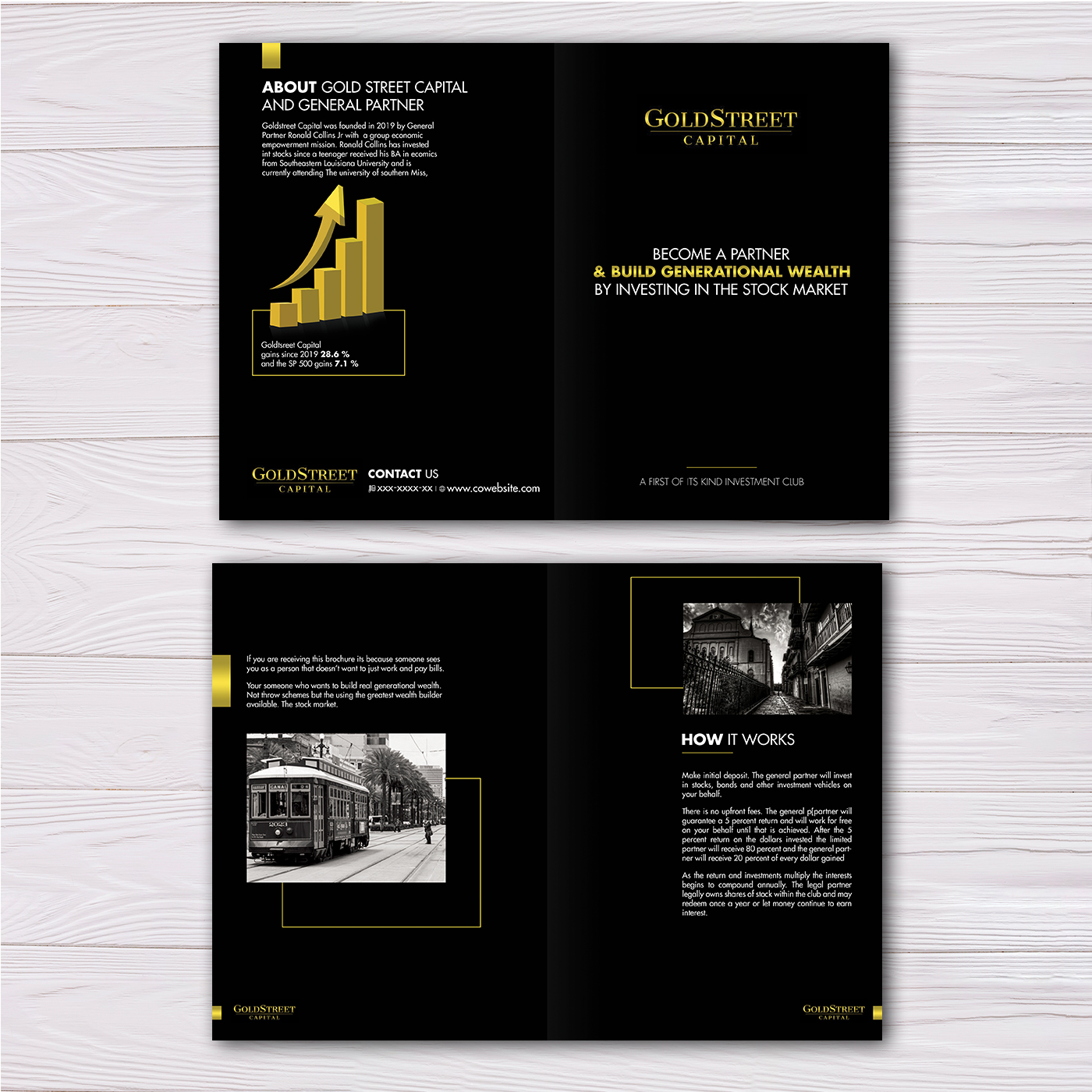 Broschüren-Design von Art Scenario für The Collins Approach | Design #25382255