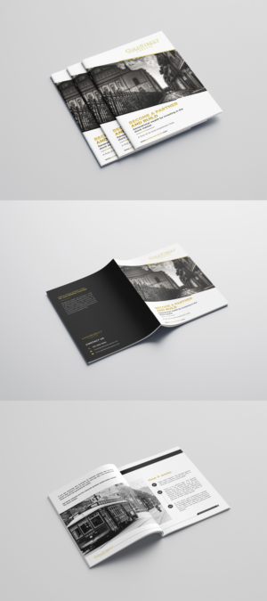 Goldstreet Capital brochure for Investment partnership, young warren buffet | Diseño de Brochure por ZeneFashions