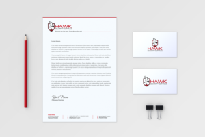 Briefkopf-Design von HYPdesign für Hawk Security Services Ltd.  | Design: #25341275