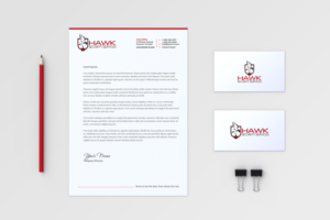 Briefkopf-Design von HYPdesign für Hawk Security Services Ltd.  | Design: #25341276