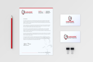 Briefkopf-Design von HYPdesign für Hawk Security Services Ltd.  | Design: #25342508
