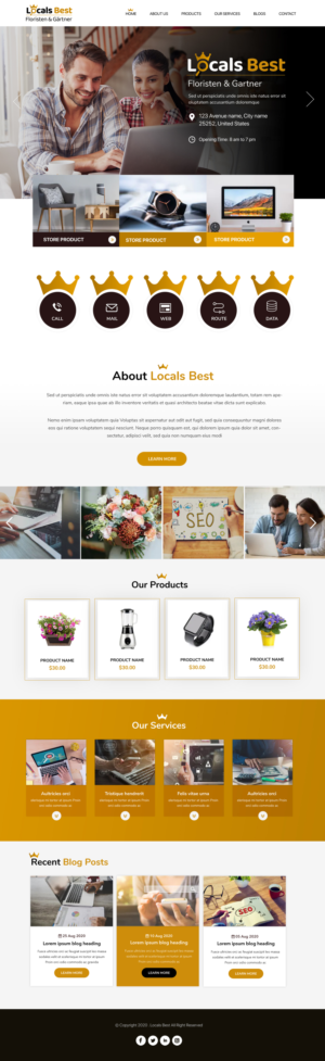 Web Design by Blue Sparrow