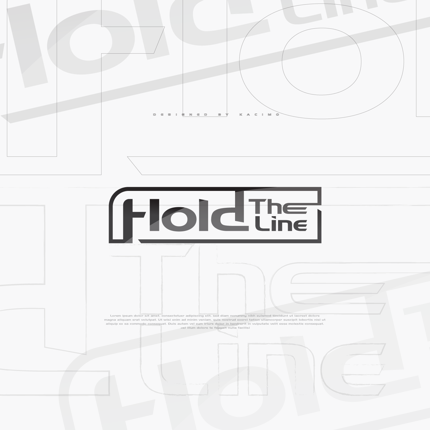 Logo Design by kacimo for Hold The Line | Design #25342555