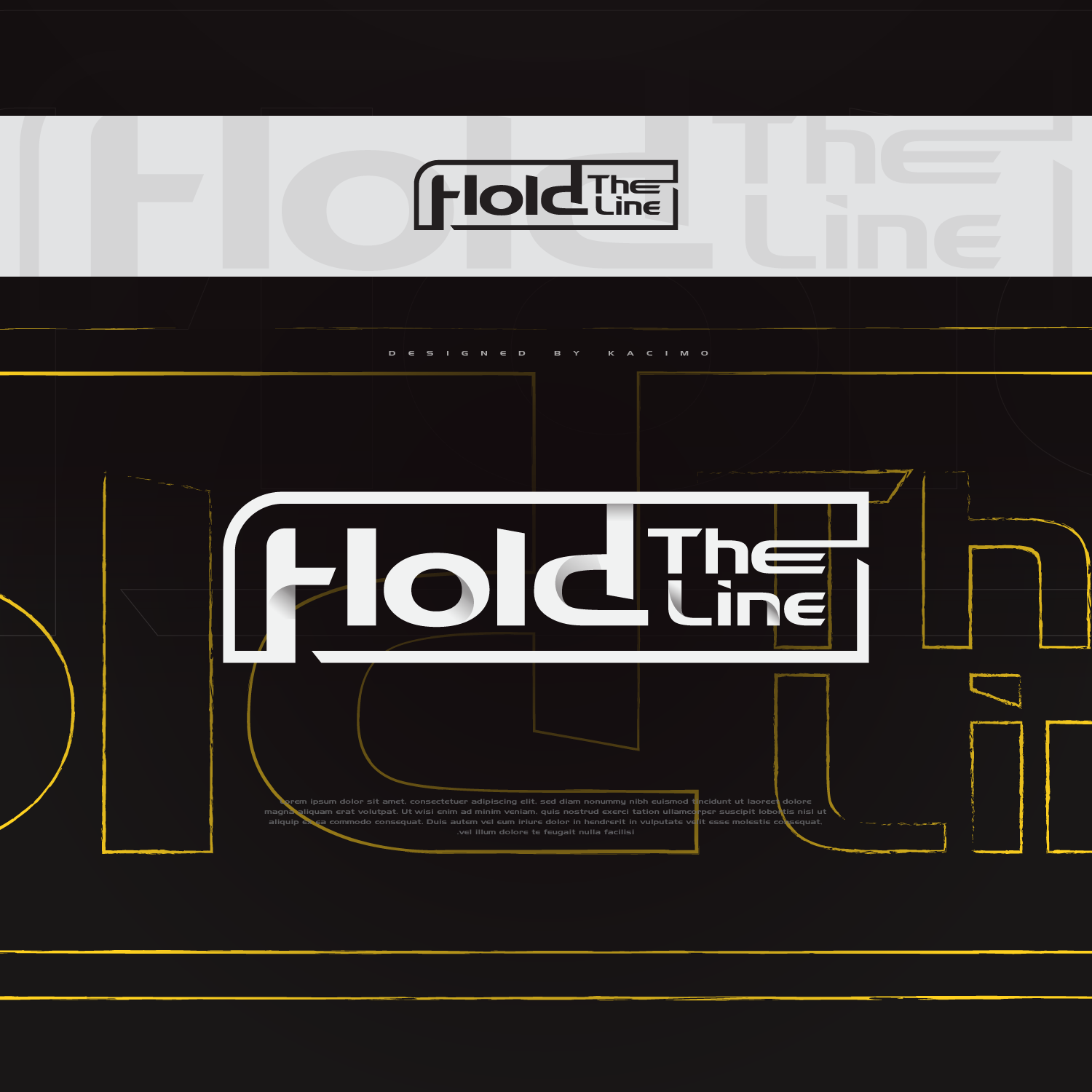 Logo Design by kacimo for Hold The Line | Design #25342556