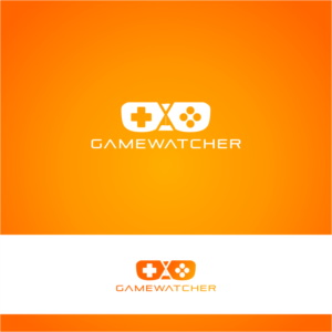GameWatcher, GameDébut | Logo Design by Arham Hidayat
