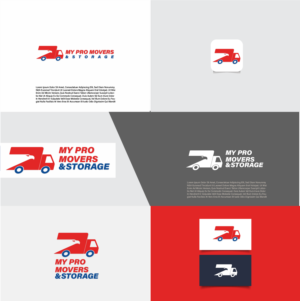 MyProMovers & Storage (or) My Pro Movers & Storage (or) MY PRO MOVERS & STORAGE | Logo Design by The Seventh Key Magic