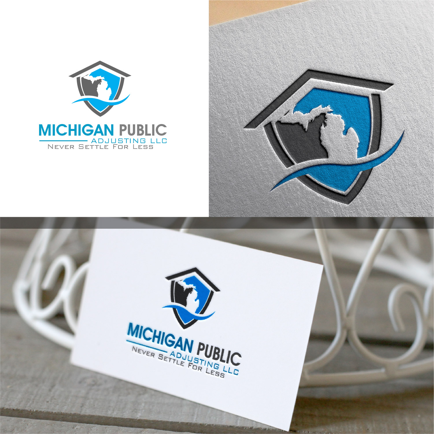Logo Design by ErrAr for Michigan Public Adjusting LLC  | Design #25351170