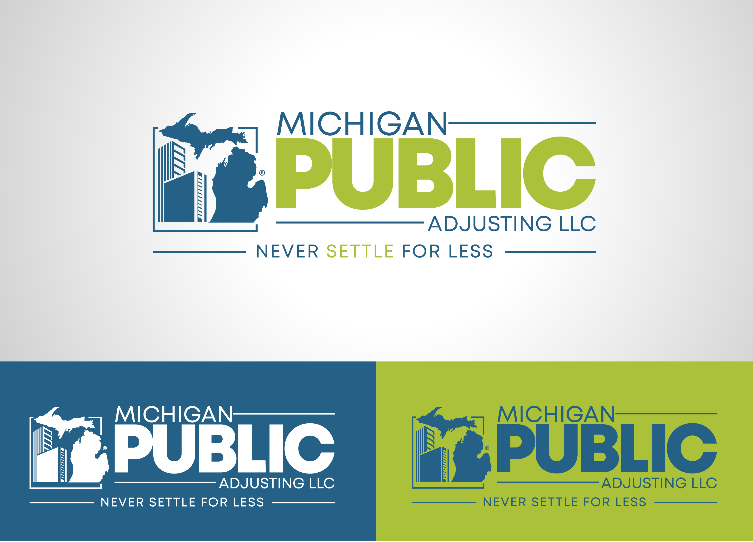 Logo Design by YERR® for Michigan Public Adjusting LLC  | Design #25348647