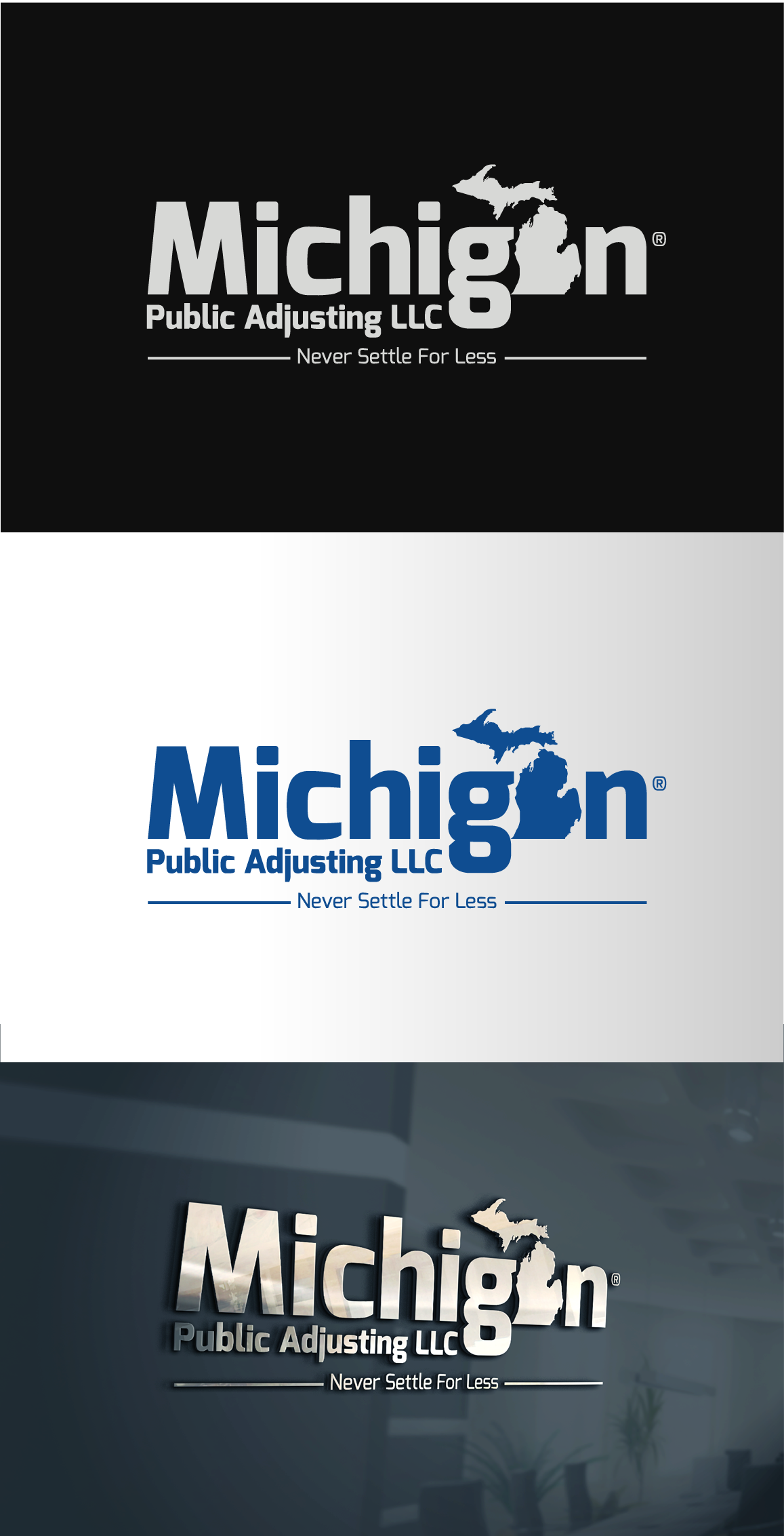Diseño de Logo por YERR® para Michigan Public Adjusting LLC  | Diseño #25362489