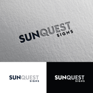 SUNQUEST SIGNS | Logo Design by Rii