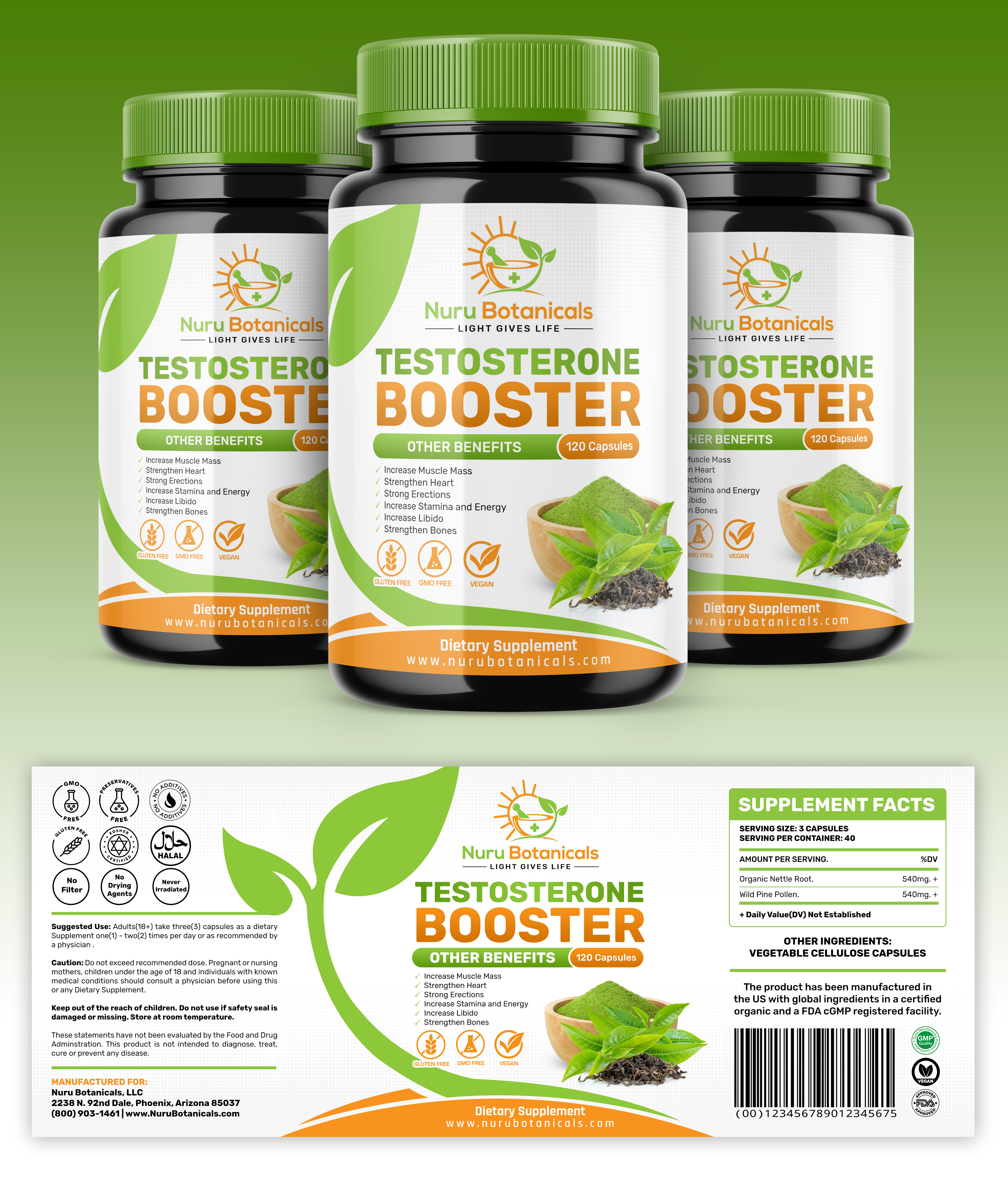 Packaging Design by SAI DESIGNS for Nuru Botanicals | Design #25418729