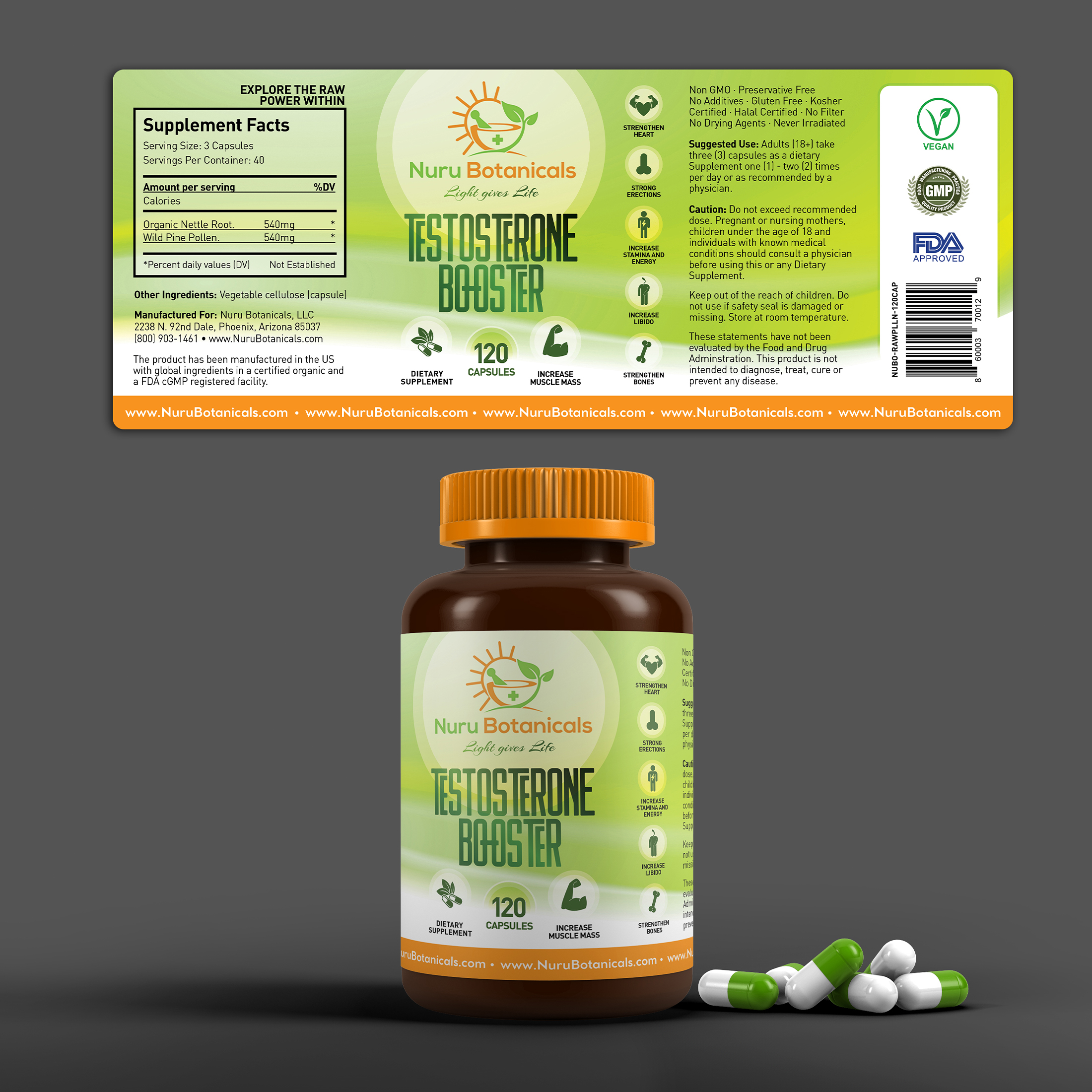 Design Emballage par Emmanuel Creations pour Nuru Botanicals | Design : #25439919
