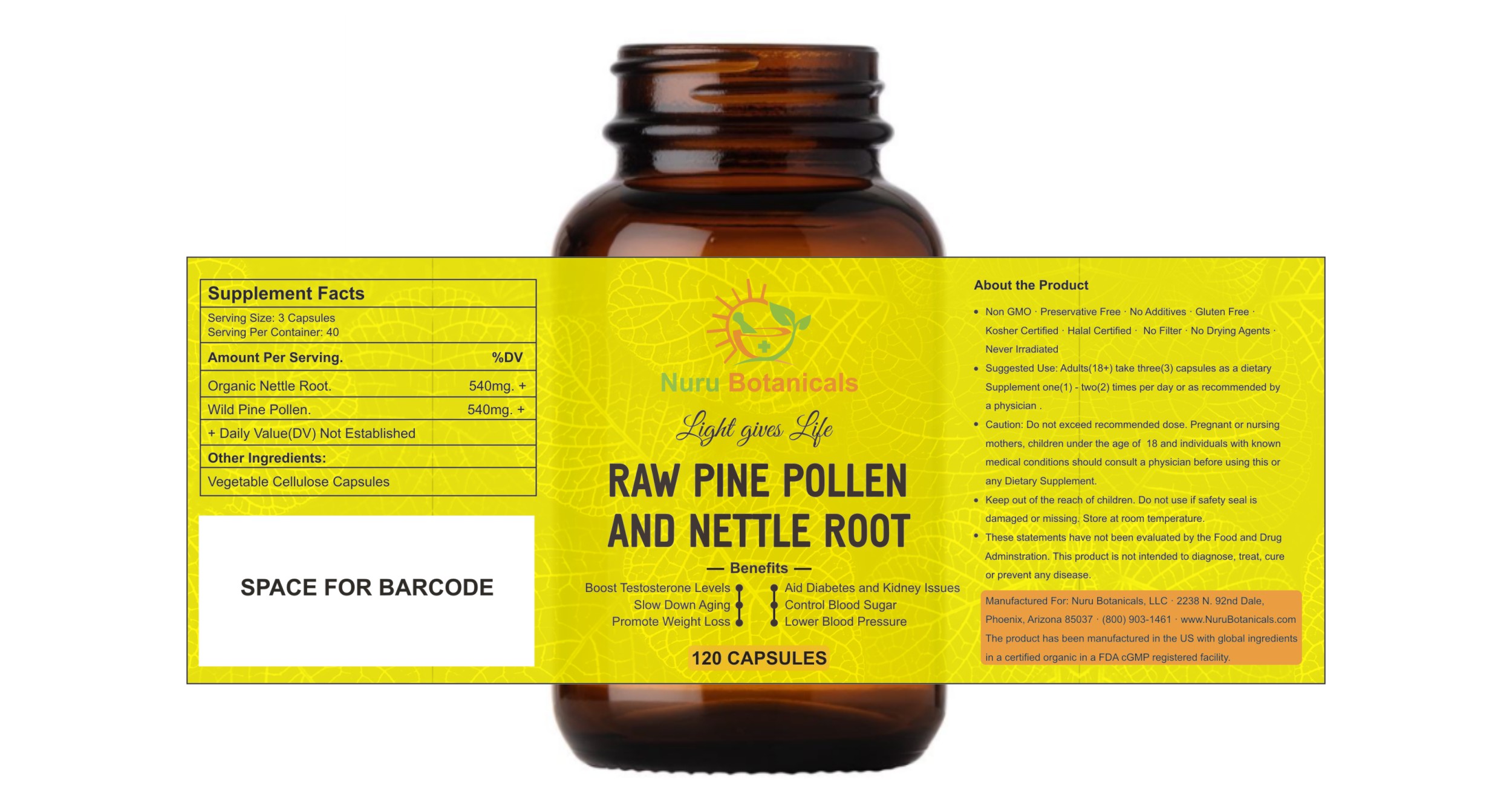 Packaging Design by sanket H for Nuru Botanicals | Design #25397999