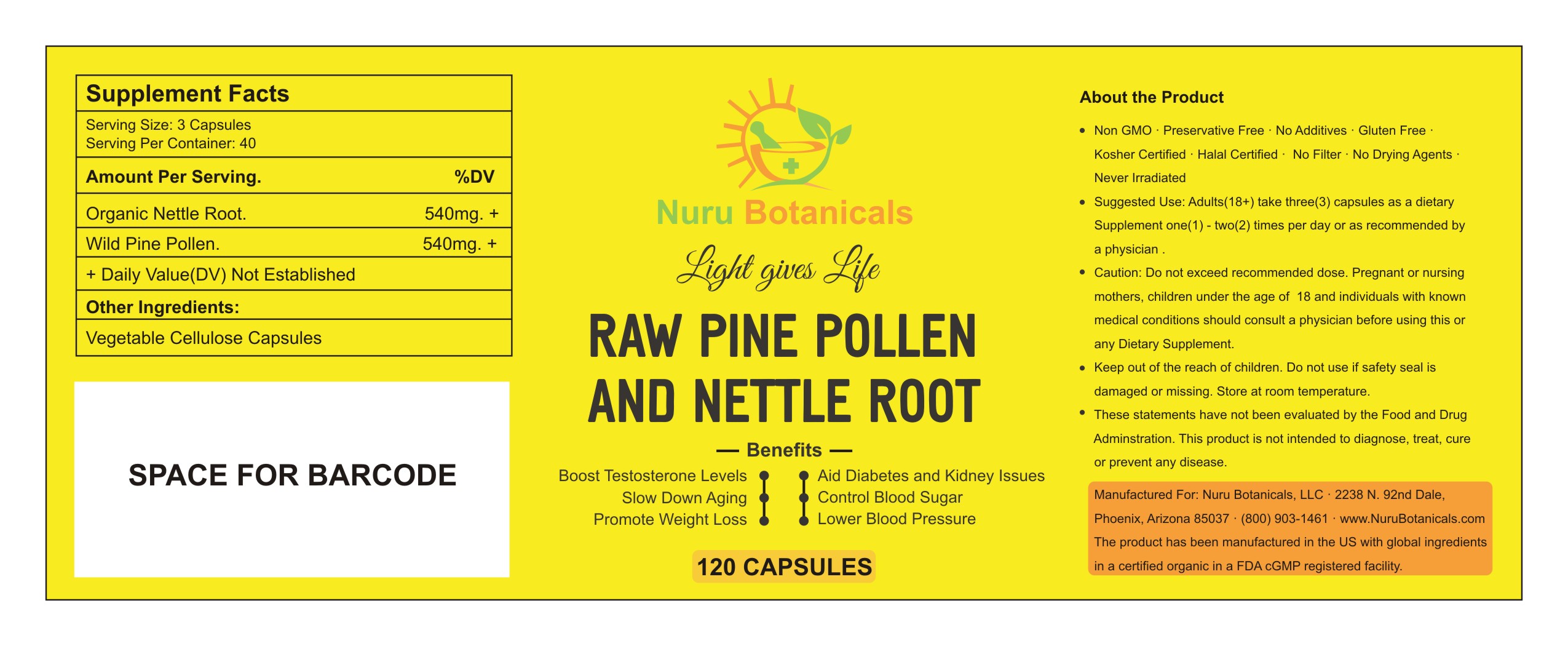 Design Emballage par sanket H pour Nuru Botanicals | Design #25398001