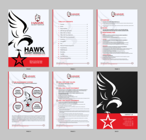 Stationery Design by chandrayaan.creative for Hawk Security Services Ltd.  | Design: #25381318