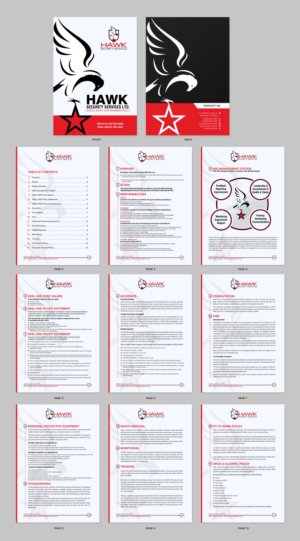 Stationery Design by chandrayaan.creative for Hawk Security Services Ltd.  | Design: #25392675
