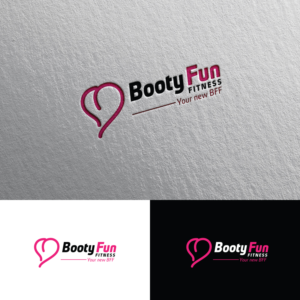 The company name is "Booty Fun Fitness". I was thinking perhaps some fun text to go along with it for marketing purposes could be "Your new BFF!"   ;) | Diseño de Logo por Rii