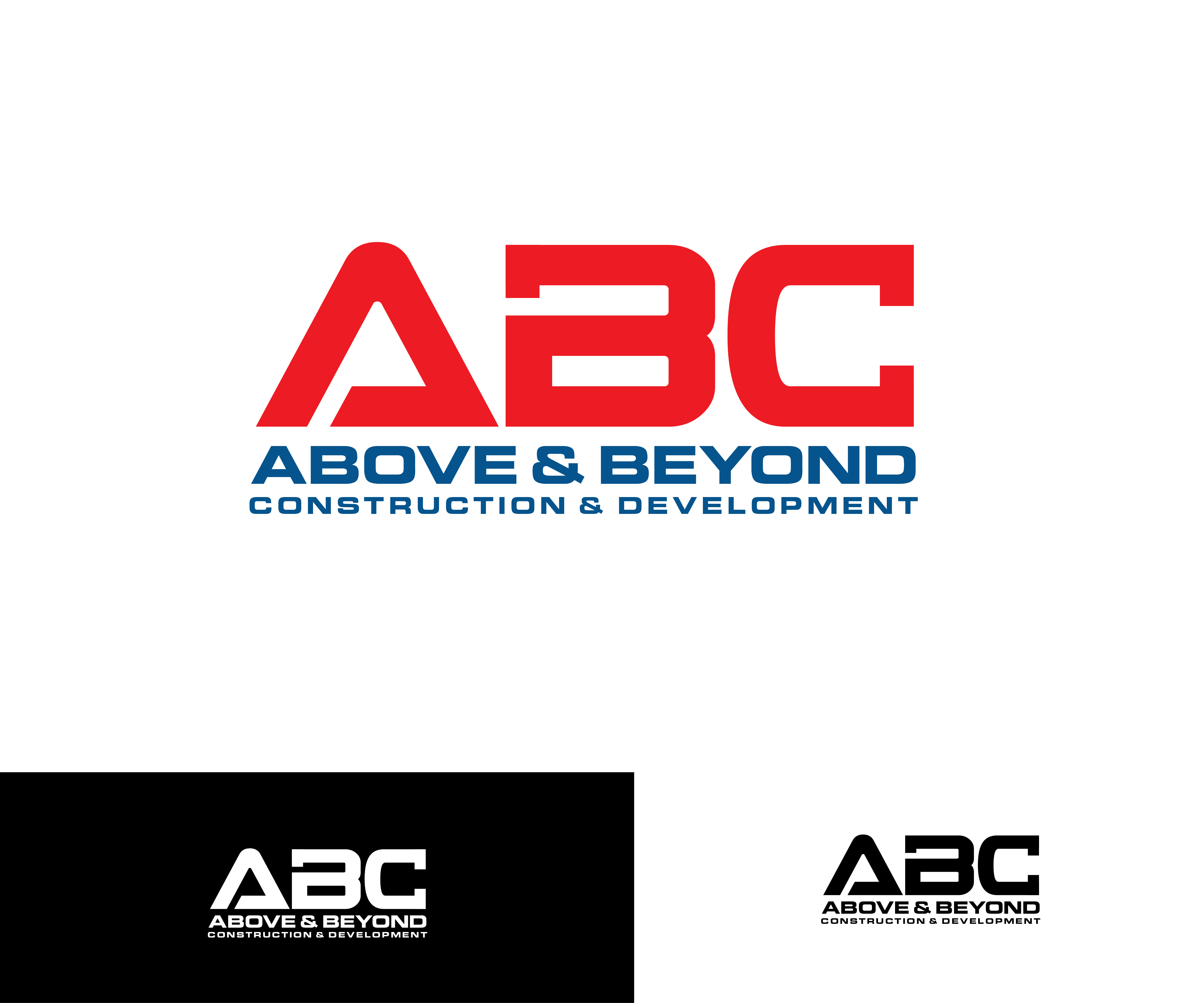 Logo Design by renderman for Above & Beyond Construction and Developments  | Design #25351753