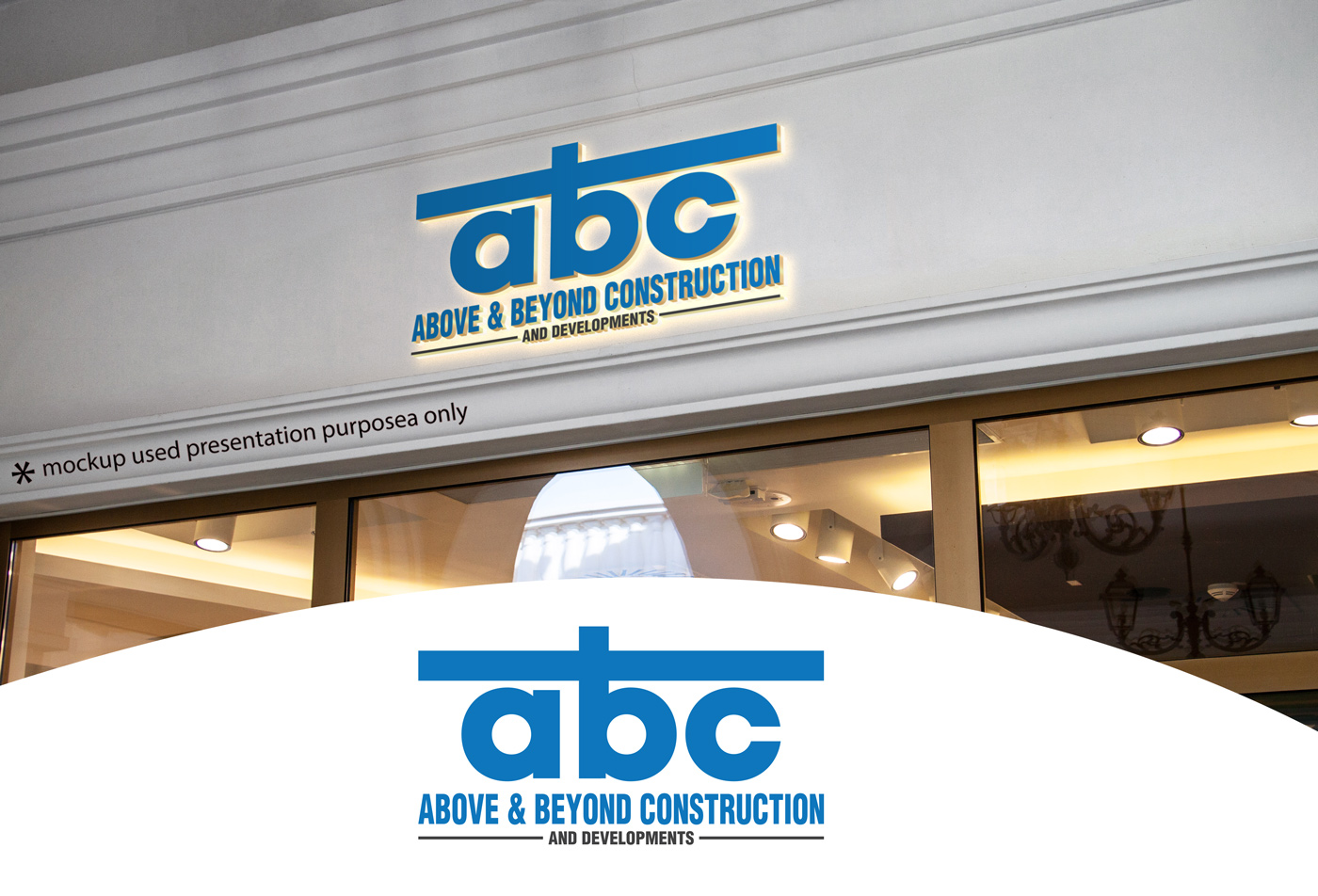 Logo Design by Rubia@ for Above & Beyond Construction and Developments  | Design #25350500