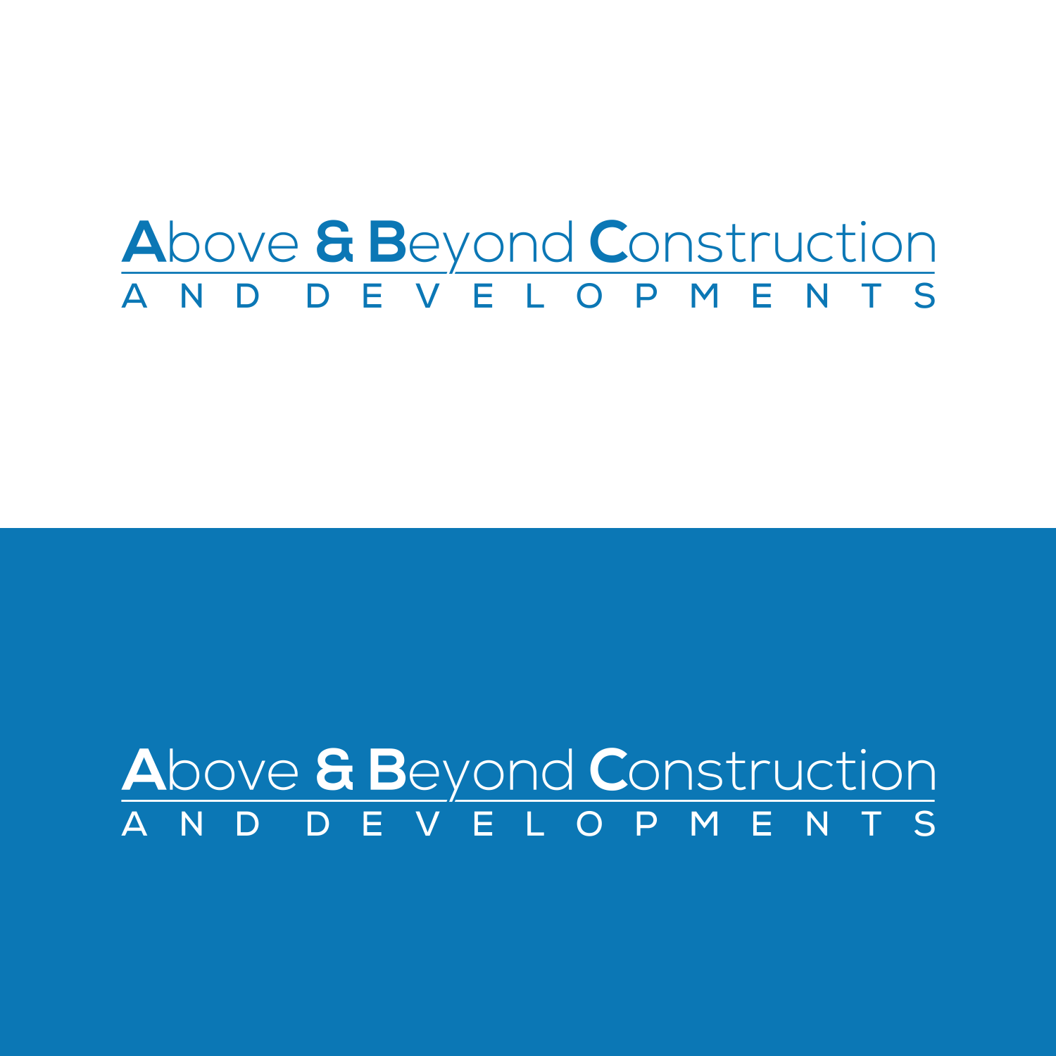 Design de Logo par saher khan 2 pour Above & Beyond Construction and Developments  | Design #25348709