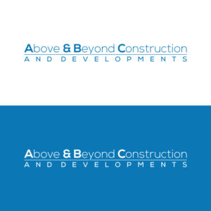 Logo Design by saher khan 2 for Above & Beyond Construction and Developments  | Design: #25348709