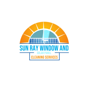 Sun Ray Window and Solar Panel Cleaning Services | Diseño de Logo por M 8