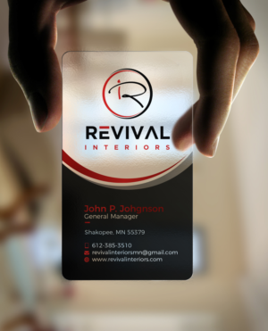 Visitenkarten-Design von kreativedhir für Revival Interiors | Design: #25369686