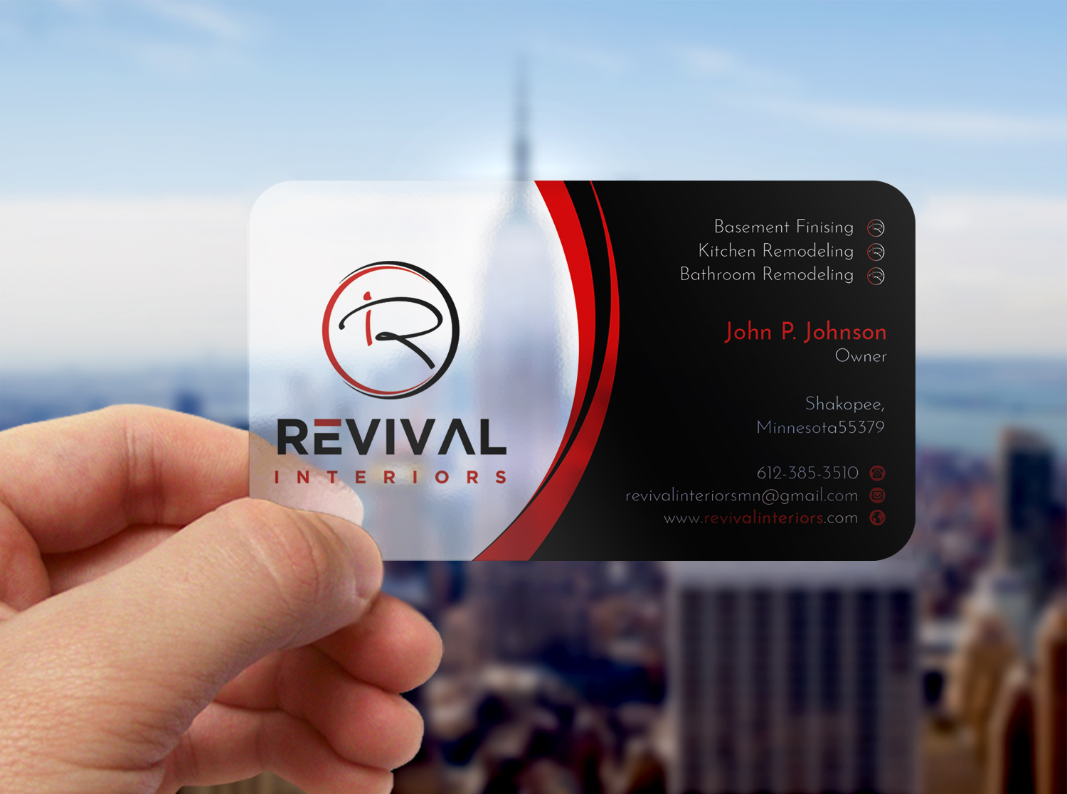 Design de Carte de Visite par WebixBD pour Revival Interiors | Design #25385826