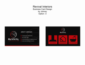 Visitenkarten-Design von Johney für Revival Interiors | Design: #25351840
