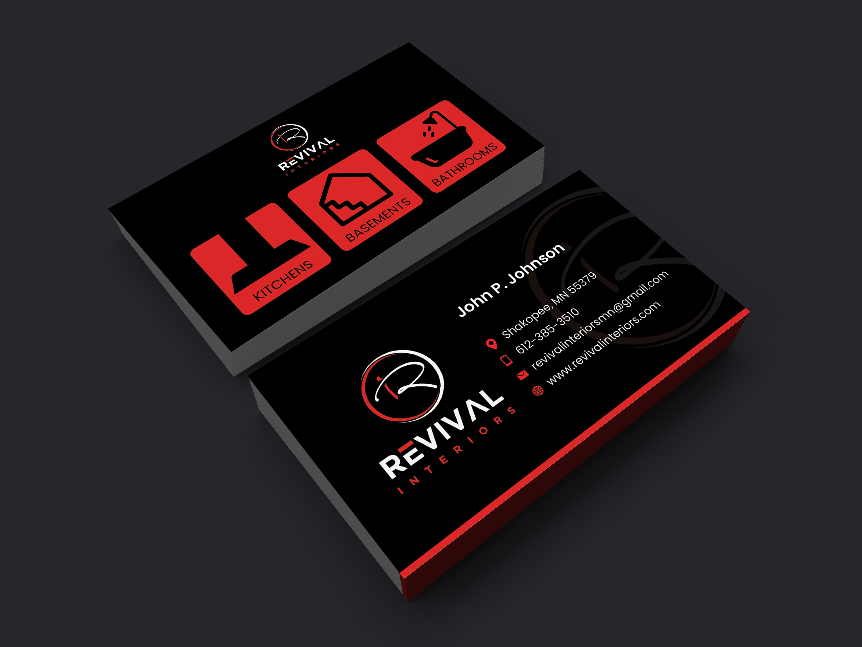 Design de Carte de Visite par Johney pour Revival Interiors | Design #25351841