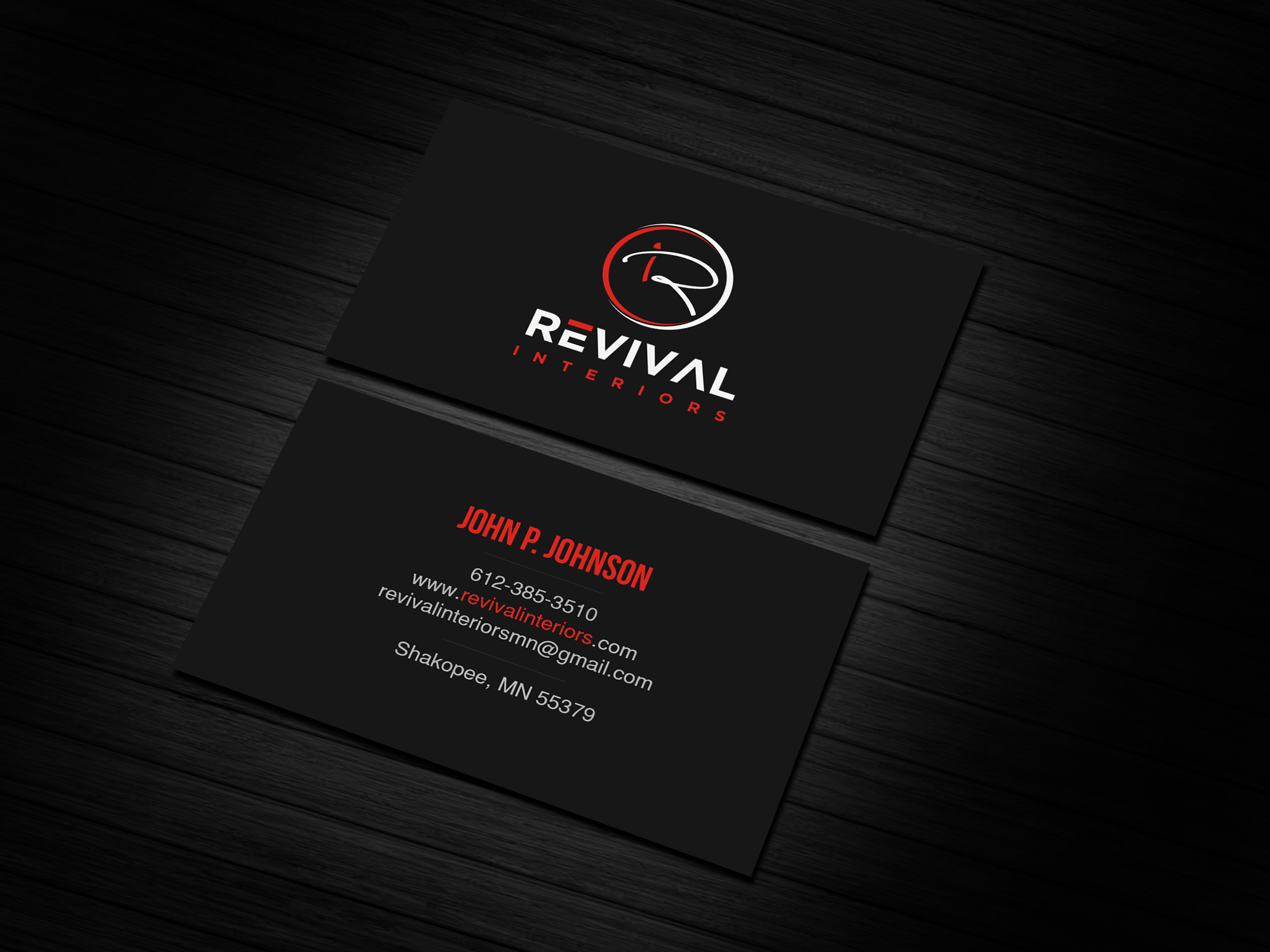 Business Card Design by Creations Box 2015 for Revival Interiors | Design #25364305