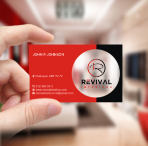 Design de Carte de Visite par Creations Box 2015 pour Revival Interiors | Design : #25371643