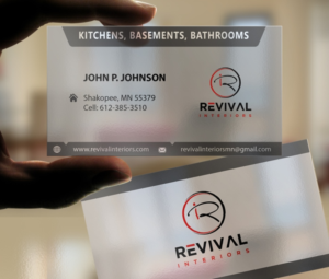 Contractor Business Card Design | Business Card Design by mam1