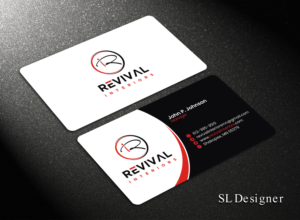 Business Card Design by SL Designer for Revival Interiors | Design: #25349259