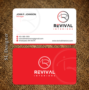 Business Card Design by SL Designer for Revival Interiors | Design: #25349262