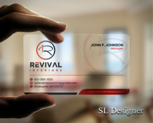 Business Card Design by SL Designer for Revival Interiors | Design: #25349268