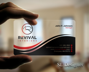 Business Card Design by SL Designer for Revival Interiors | Design: #25349270