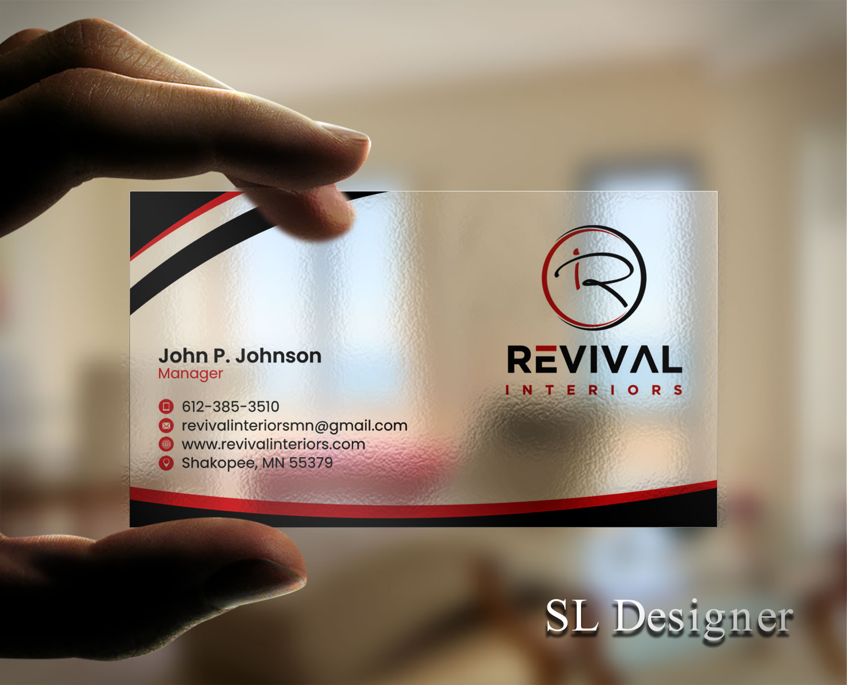 Design de Carte de Visite par SL Designer pour Revival Interiors | Design #25349273