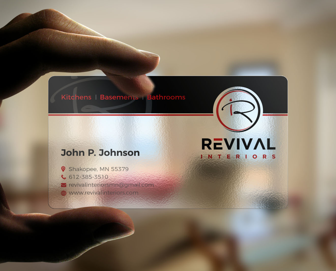 Design de Carte de Visite par mdreyad pour Revival Interiors | Design #25378702